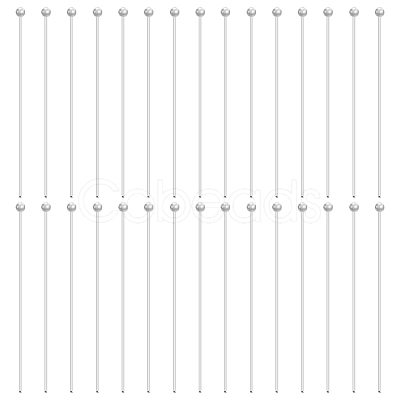 925 Sterling Silver Ball Head Pins STER-BC0002-16A-1