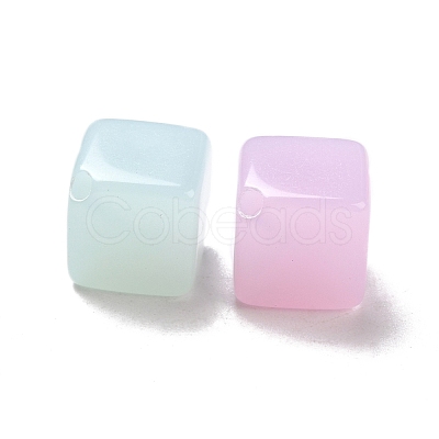 Opaque Acrylic Beads X-SACR-E003-02-1