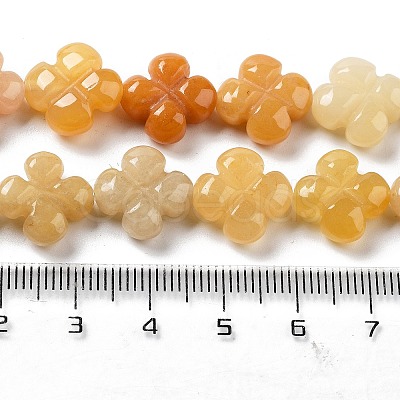 Natural Topaz Jade Beads Strands G-P520-A08-01-1