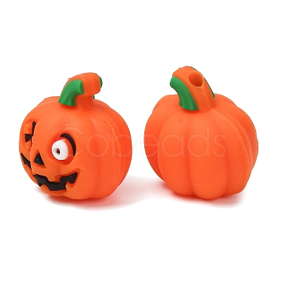 Halloween Silicone Focal Beads SL-CBADC51-19-1