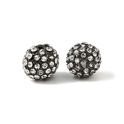 Alloy Rhinestone Beads RB-A034-10mm-A01B-1