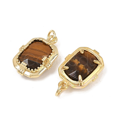 Natural Tiger Eye Faceted Pendants GG-CBA4154-02G-03-1