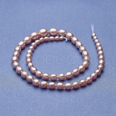 Natural Cultured Freshwater Pearl Graduated Beads Strands PEAR-P060-05C-01-1