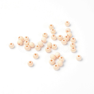 Natural Wood Beads WOOD-WH0115-43-1