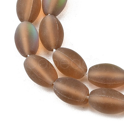 Dyed Synthetic Moonstone Beads Strands G-G458-B01-12x8mm-1