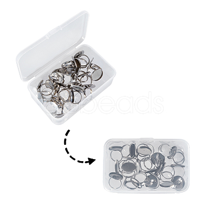 DIY Finger Rings Making Kits DIY-UN0001-18P-1