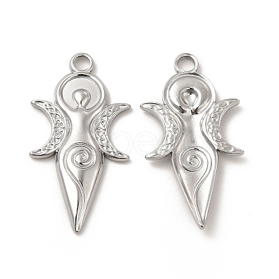 Non-Tarnish 304 Stainless Steel Pendants LS-STAS-A070-33P-1