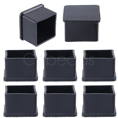 Square Shaped Plastic Furniture Leg Covers KY-WH0048-34D-1