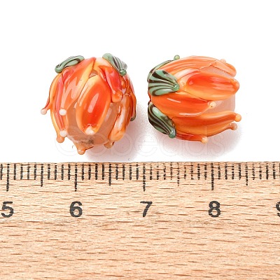 Handmade Lampwork Beads LAMP-F041-02E-1