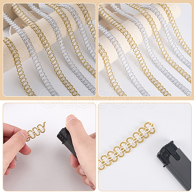 Polyester Centipede Braided Wavy Ribbon OCOR-WR0002-17-1