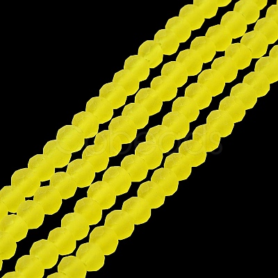 Transparent Glass Beads Strands X1-EGLA-A034-T6mm-MD29-1