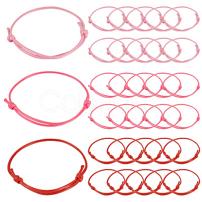 60Pcs 3 Colors Korean Waxed Polyester Cord Bracelet Making AJEW-CW0001-06-1