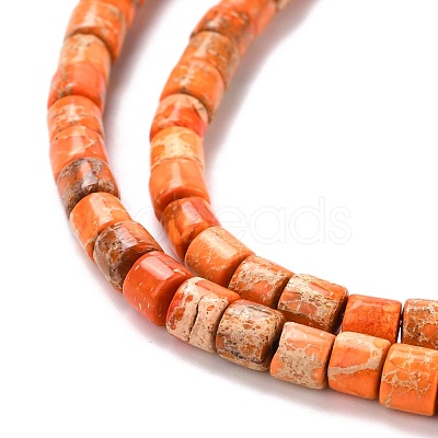 Natural Imperial Jasper Beads Strands G-P460-06E-1