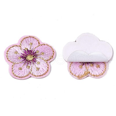 Computerized Embroidery Non Woven Fabric Self-adhesive Patches X-AJEW-T010-02E-1