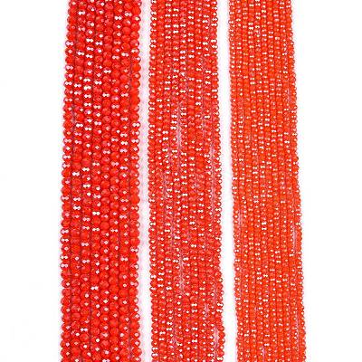 Electroplate Glass Beads Strands EGLA-A044-P2mm-A03-1