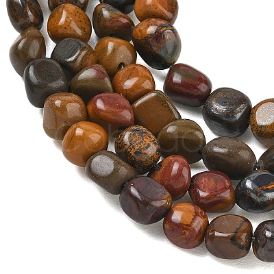 Natural Chinese Writing Stone Beads Strands GG-CBA9392-03-1