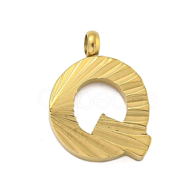 Ion Plating(IP) 304 Stainless Steel Charms STAS-G345-01G-Q-1