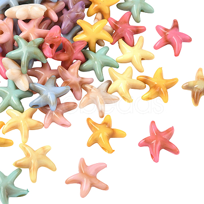500Pcs Acrylic Beads SACR-PA0001-16-1