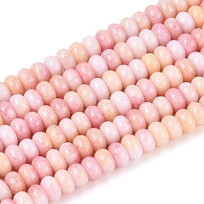 Ombre Effect Dyed Glass Beads Strands GLAA-T030-07A-03-1