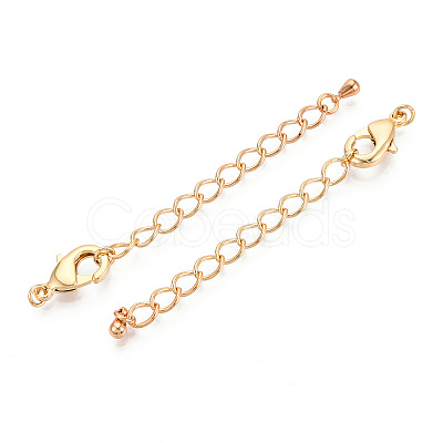Brass Chain Extender KK-T074-61G-03-1
