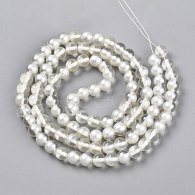 Baking Paint Transparent Glass Beads X1-DGLA-N011-8mm-01-1