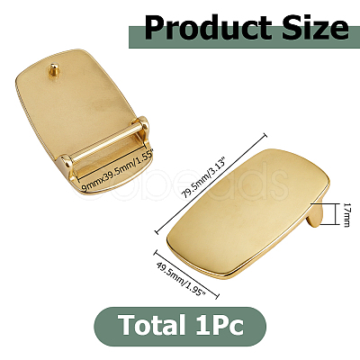 Brass Belt Buckles KK-WH0079-224-1