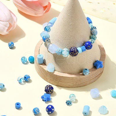 Ocean Theme DIY Acrylic Beads Jewelry Making Kit DIY-YW0010-05-1