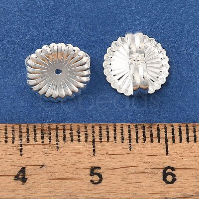 Brass Earring Nuts KK-K383-25A-S-1