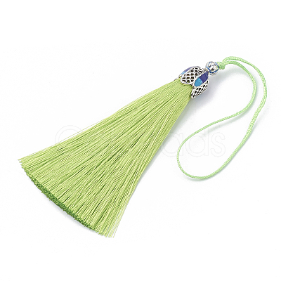 Nylon Tassel Big Pendant Decorations AJEW-N024-23-1