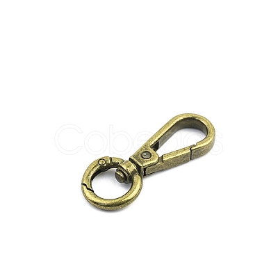 Zinc Alloy Swivel Clasps PW-WGC9F42-07-1