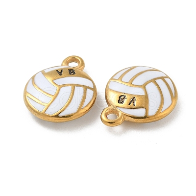 Ion Plating(IP) 304 Stainless Steel Pendants STAS-R008-09G-02-1