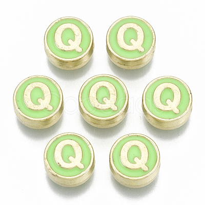 Alloy Enamel Beads ENAM-S122-028Q-NR-1