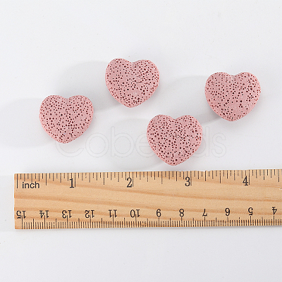 24Pcs Unwaxed Natural Lava Rock Beads G-LT0001-03A-1