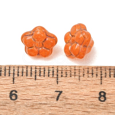 Handmade Lampwork Bead Caps LA-CBAA1BE-02E-1