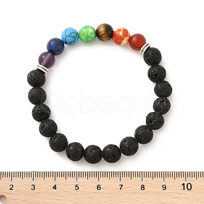Yoga Chakra Jewelry X-BJEW-K142-A-1