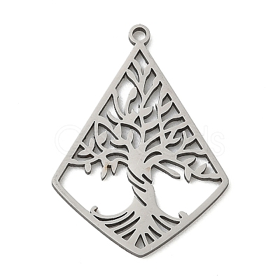201 Stainless Steel Pendants STAS-G366-06P-1