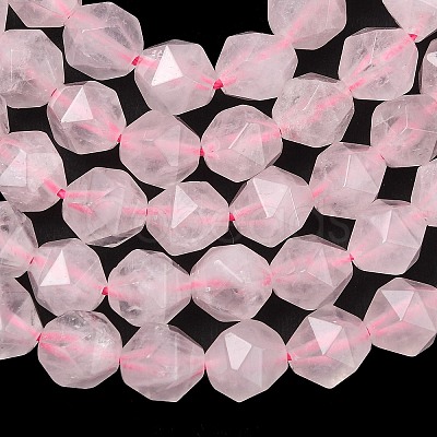 Natural Rose Quartz Beads Strands G-Z119-A41-02-1