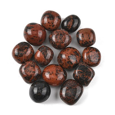 Natural Mahogany Obsidian Beads G-G348-01B-44-1