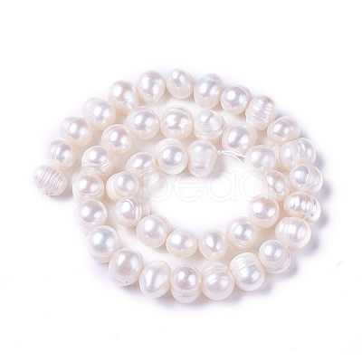 Natural Cultured Freshwater Pearl Beads Strands PEAR-L021-16-01A-1