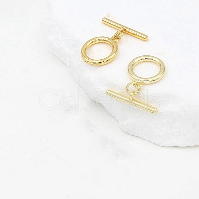 Brass Toggle Clasps FIND-TAC0036-14A-02G-1