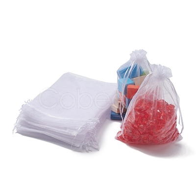 Organza Gift Bags with Drawstring OP-R016-17x23cm-04-1