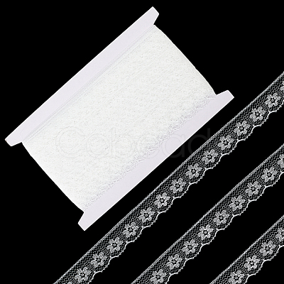 Polyester Lace Triming Ribbons OCOR-WH20050-028C-1