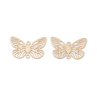 Brass Filigree Connector Charms KK-B064-03LG-1