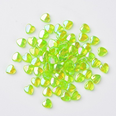 Eco-Friendly Transparent Acrylic Beads X-PL539-835-1