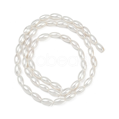 Electroplated Shell Pearl Beads Strands BSHE-Z009-10A-1