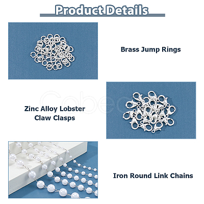 DIY Chain Necklace/Bracelets Kits DIY-HS0002-43PS-1