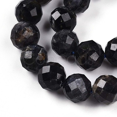Natural Cordierite/Iolite/Dichroite Beads Strands G-S345-10mm-27-1