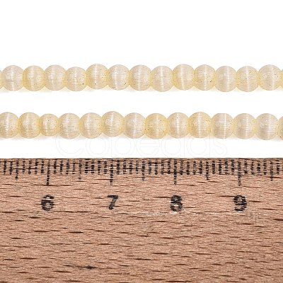Glass Imitation Cat Eye Beads Strands GLAA-N075-01A-11-1