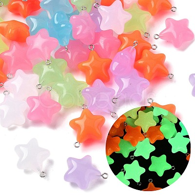 Luminous Resin Pendants X1-RESI-Z038-01P-03-1