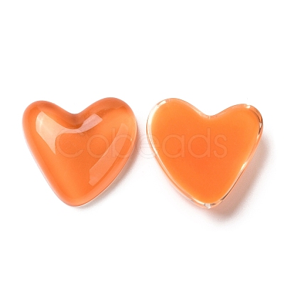 Translucent Resin Cabochons CRES-M019-01G-1